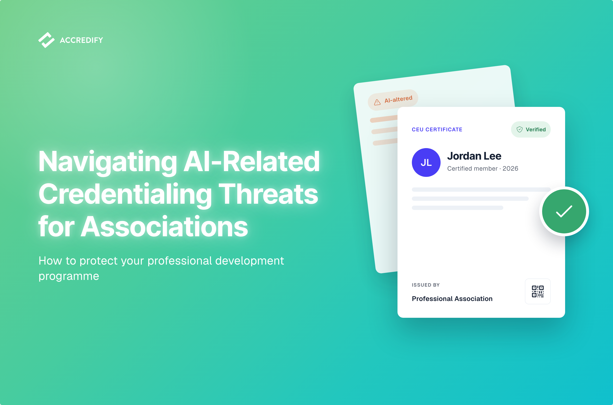 Navigating AI-Related Credentialing Threats for Associations. How to protect your professional development program